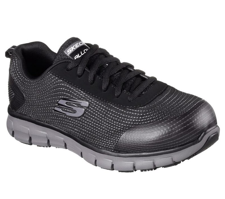 Skechers Synergy - Wingor Alloy Toe - Womens Work Boots Black [AU-KS2749]